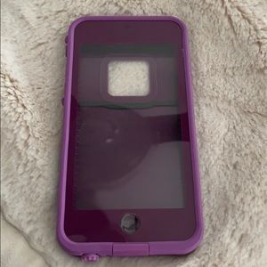 Life proof purple iPhone 6 case.